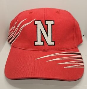 Discontinued Nebraska Corn Huskers Jagged Edge Starter Red Cap